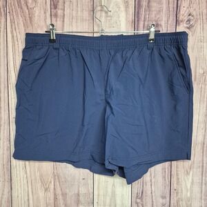 Columbia PFG Backcast III Water Shorts Mens 1X Navy Blue Nylon Swim Beach